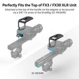 SmallRig FX3 / FX30 XLR Handle Top Plate for Sony FX3 / FX30 XLR Unit - MD3990