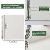 Sketch Book 5.5 X 8.5 - Spiral Sketchbook Pack of 2, SuFly 200 Sheets (68 lb/100gsm) Acid Free Sketch Pads for Drawing for Adults Spiral-Bound with Hard Cover for Kids, 100 Sheets Each