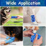 Anti-Slip Dog Socks to Prevent Licking Paws, Disposable Dog Boots for Hardwood Floors, Outdoor Pet Paw Protector Non-Slip for Small Medium Large Dogs, 6 Rolls